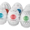 6 ovos diferentes em um conjunto