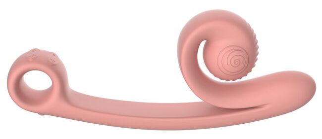 Agora ergonomicamente curvado de forma ideal para estimulação adicional do ponto G!Inovador duo vibrador Snail Vibe Curve para estimulação simultânea da vagina