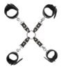 Conjunto de contenção de couro Hogtie