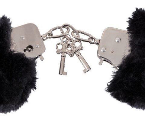 Algemas "Love Cuffs" pretas