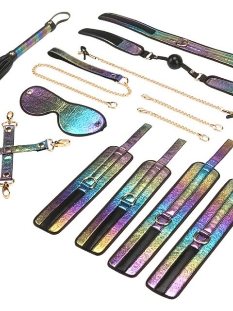 Conjunto de contenção de couro Hogtie